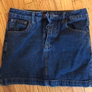 forever 21 denim skirt